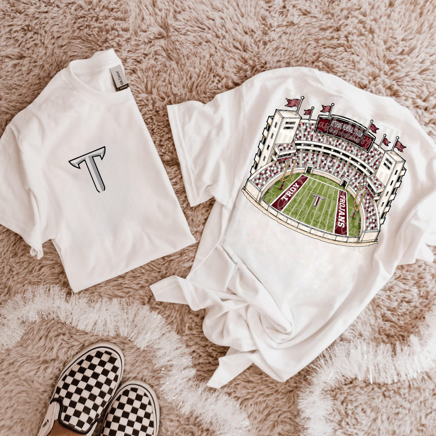 Cardinal & Black Silver Football Stadium PNG | Gameday Clipart | Sports Stadium Illustration | Digital Download | Shirt Design PNG | Boutique Graphic