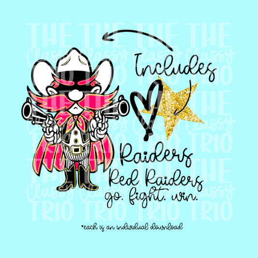 Raider Glitz Glam | Team Drawing Digital Design | PNG | Sublimation | Preppy Mascot Design | Kid Adult Shirt Design | Original Creator