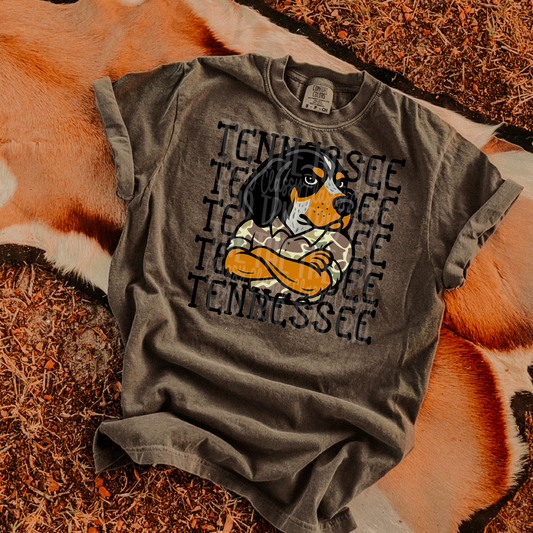 Old Camo Stacked | Digital Design | PNG | Sublimation | Camouflage | TN | Mascot Shirt Design | Camo Mascot | Original Designer