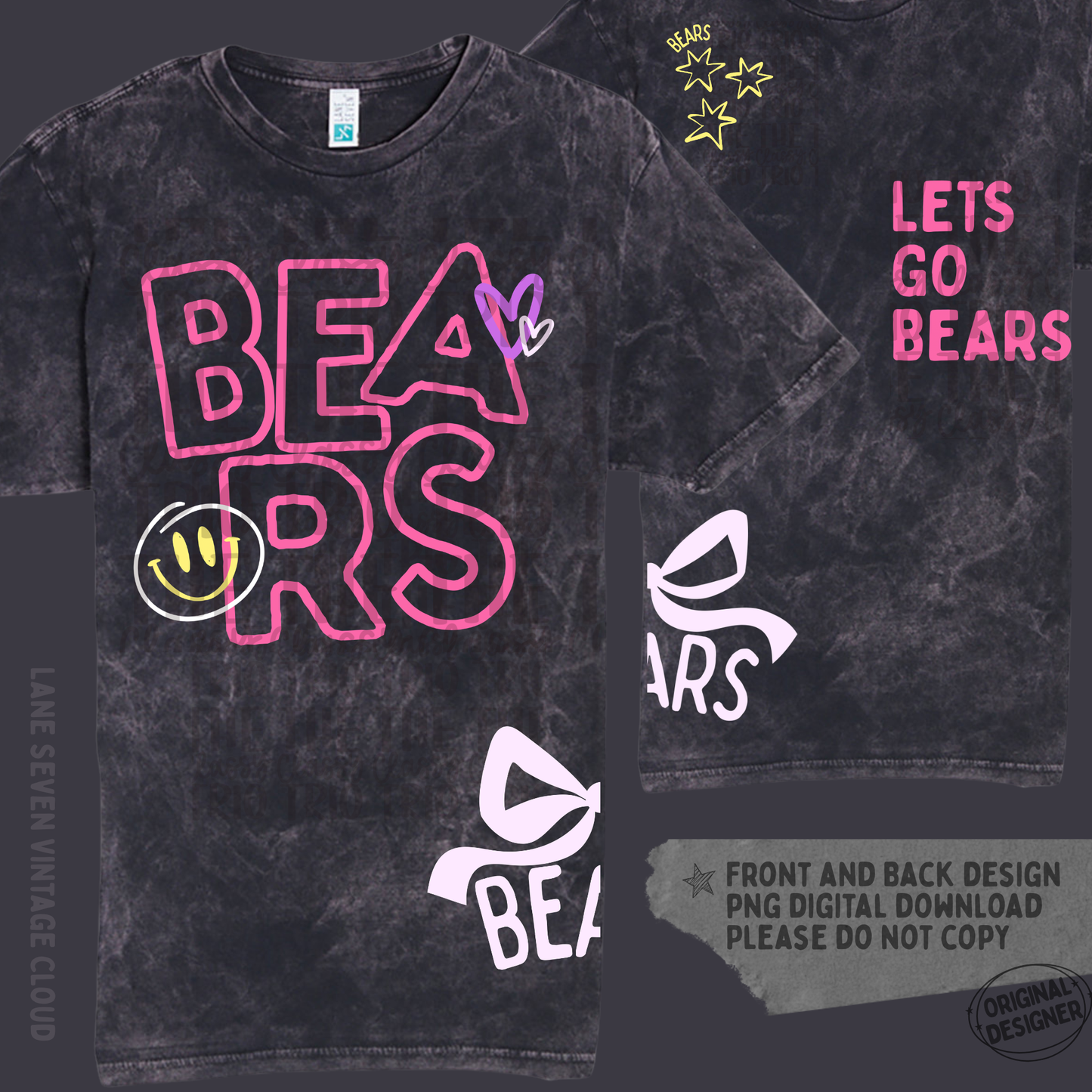 Bears Doodle | Digital Design | PNG | Sublimation | Shirt Design | Trending | Original Designer