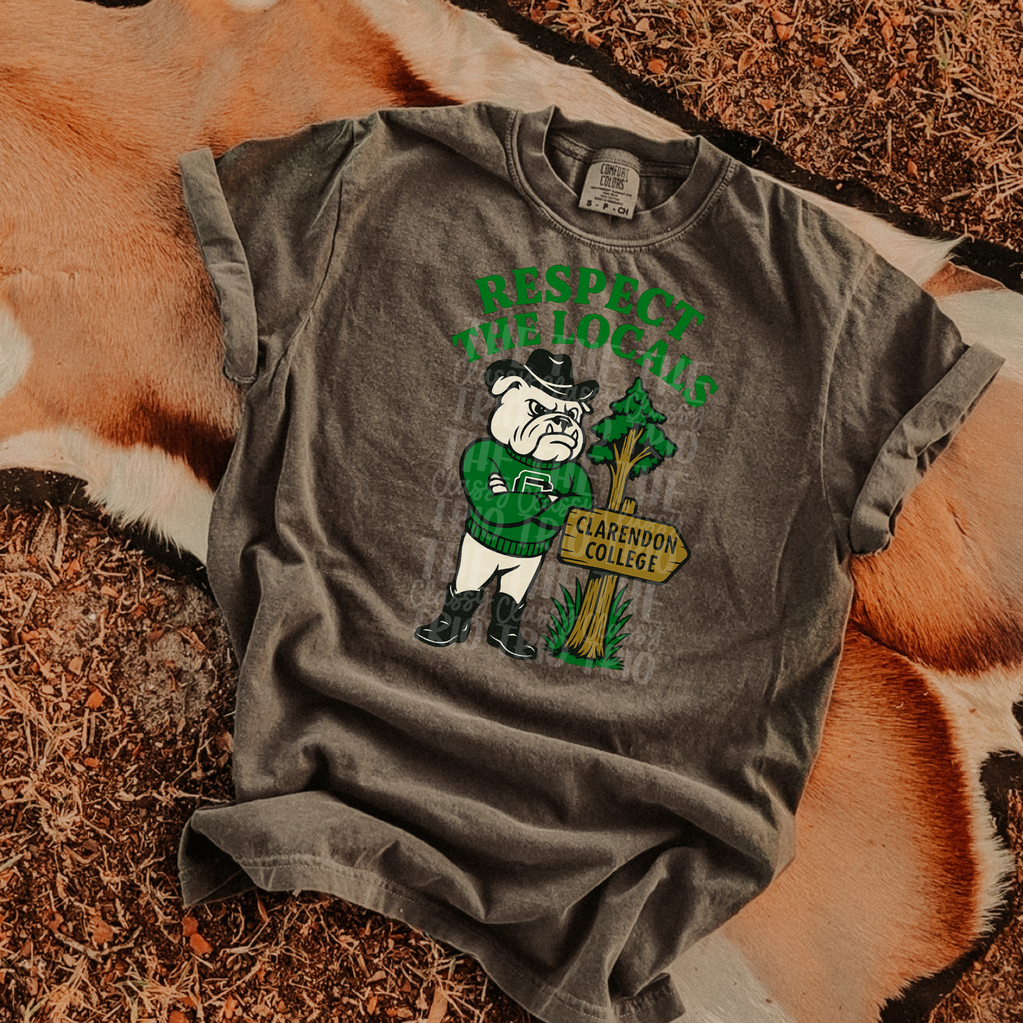 Respect the Locals | Digital Design | PNG | Sublimation | clarendon | Retro | Shirt Design | Trend | Vintage Chalk Distressed