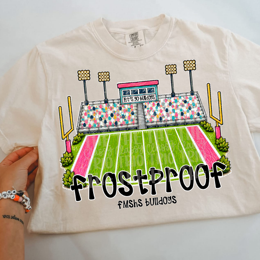 Pink Pastel Football Field Design School Shirt PNG | Teacher, School Spirit Digital, Trendy, Friday Night Lights