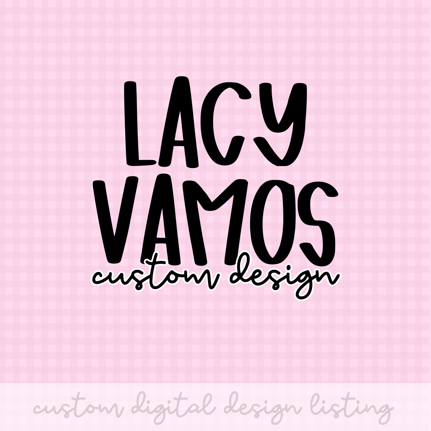 Custom Design PNG Design Lacy