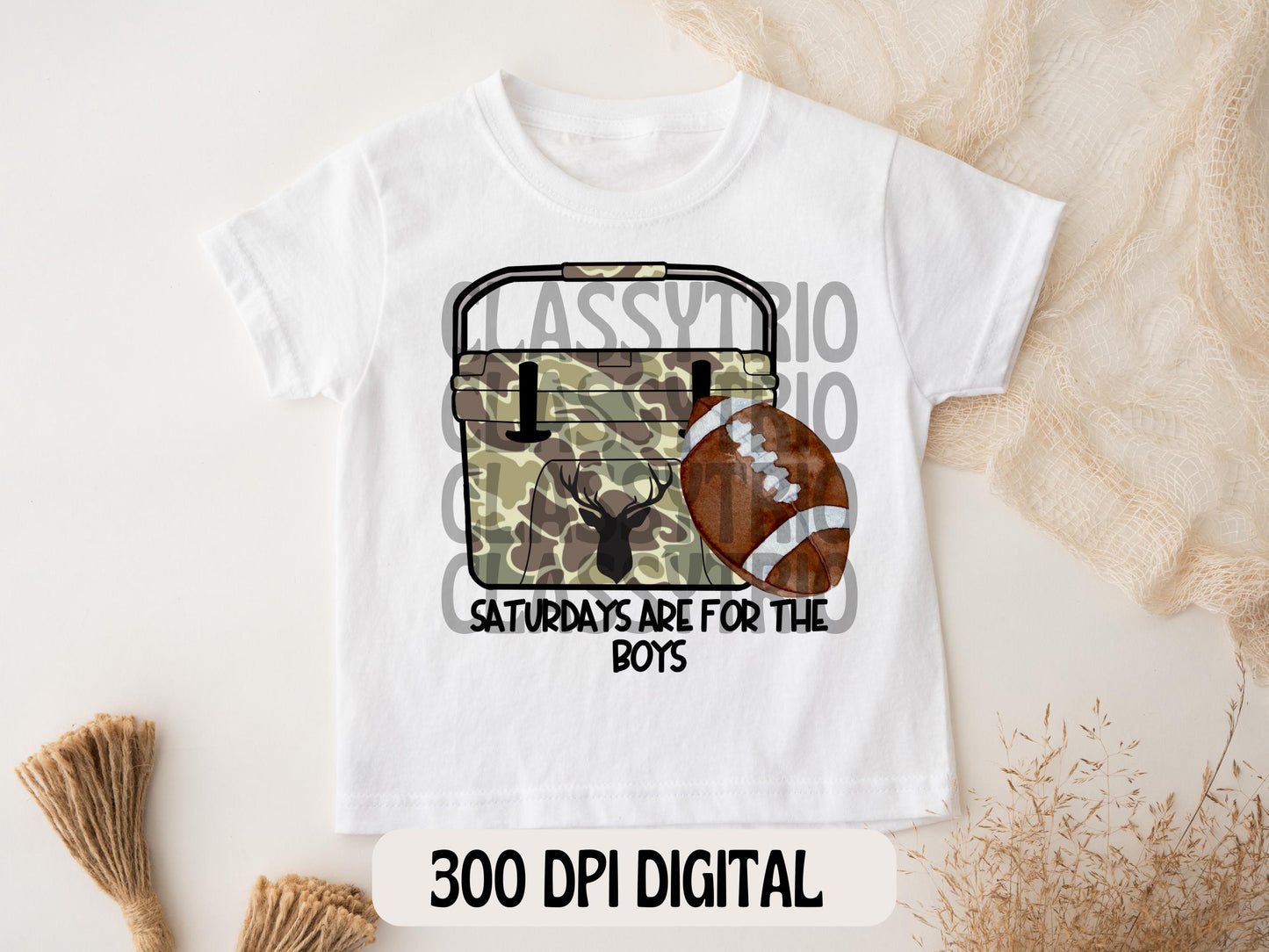 Old School Camo | Saturdays are For the Boys | Football | Buck Hunting | Digital Design | PNG | Popular Trending Spirit Mascot | Shirt