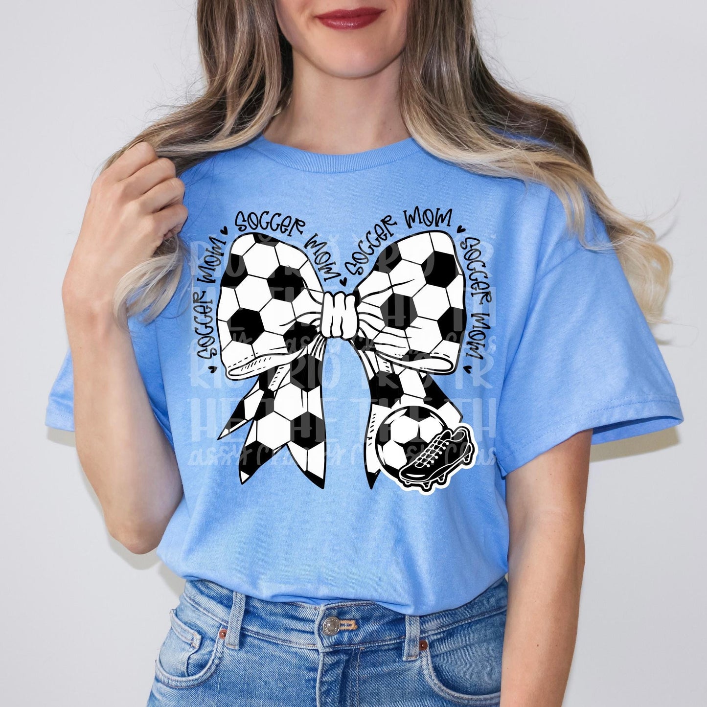 Soccer Mom | Digital Design | PNG | Sublimation | Coquette | Bow| Shirt Design | Trending | Soccer Ball
