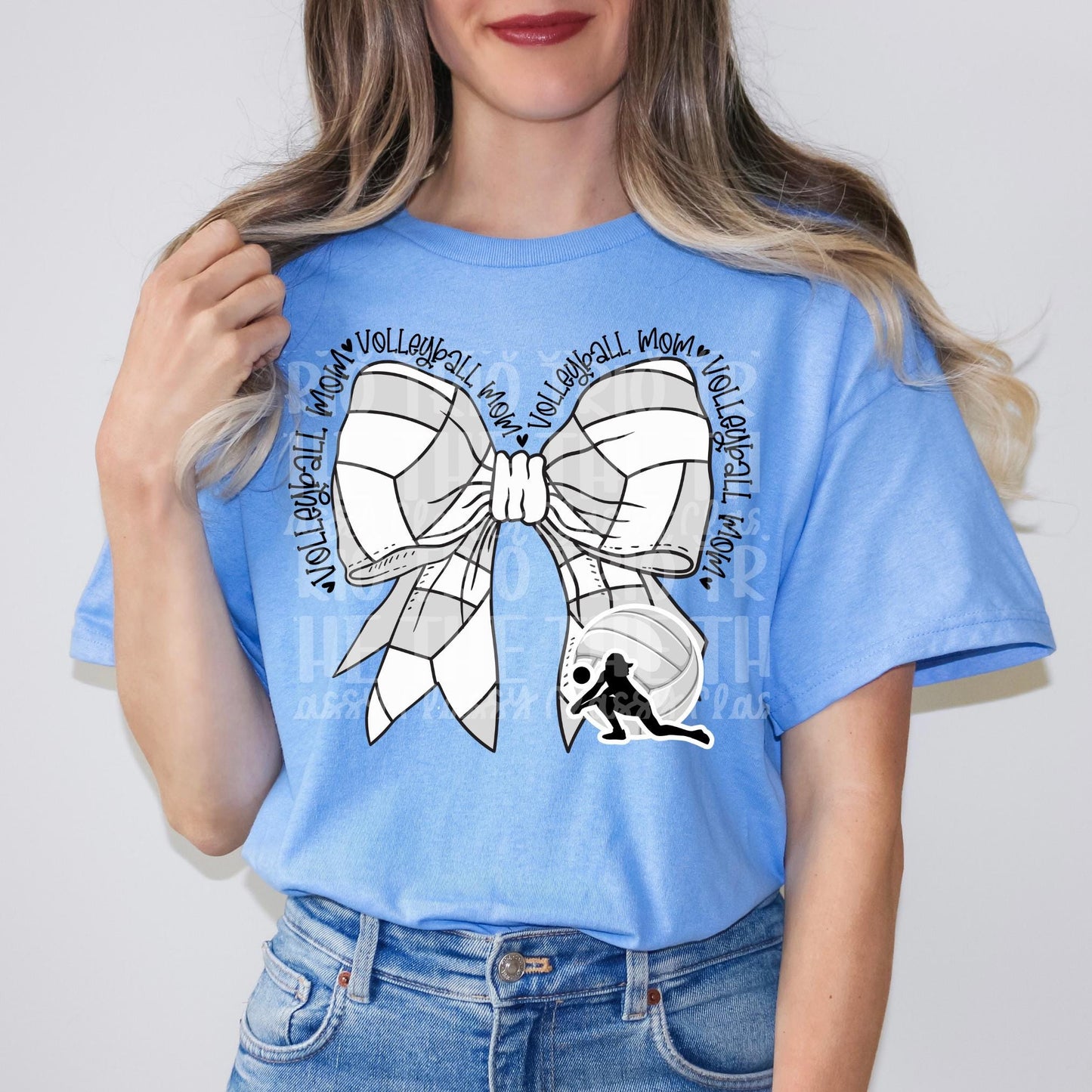 Volleyball Mom | Digital Design | PNG | Sublimation | Coquette | Bow| Shirt Design | Trending | Volley Ball