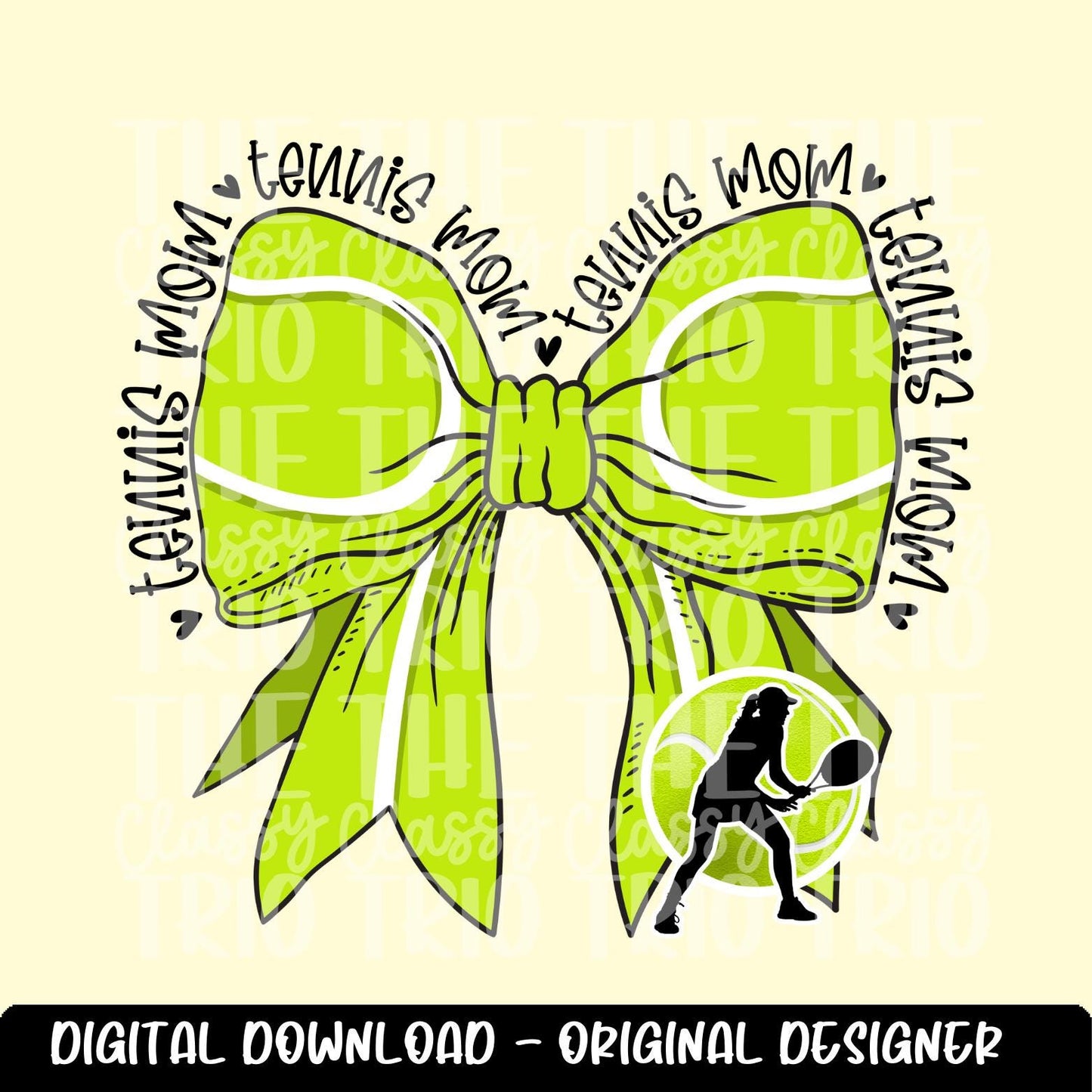 Tennis Sport Mom | Digital Design | PNG | Sublimation | Coquette | Bow | Shirt Design | Trending | Mom