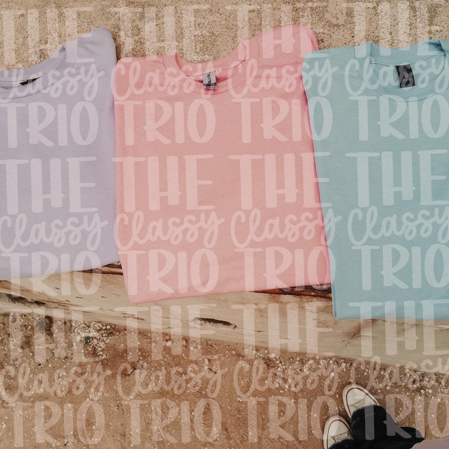 Gildan Western Outdoors Country Mock-ups Shirts | Flat Lay | Tractor | Dryblend 50/50 | T-Shirt Mock Up
