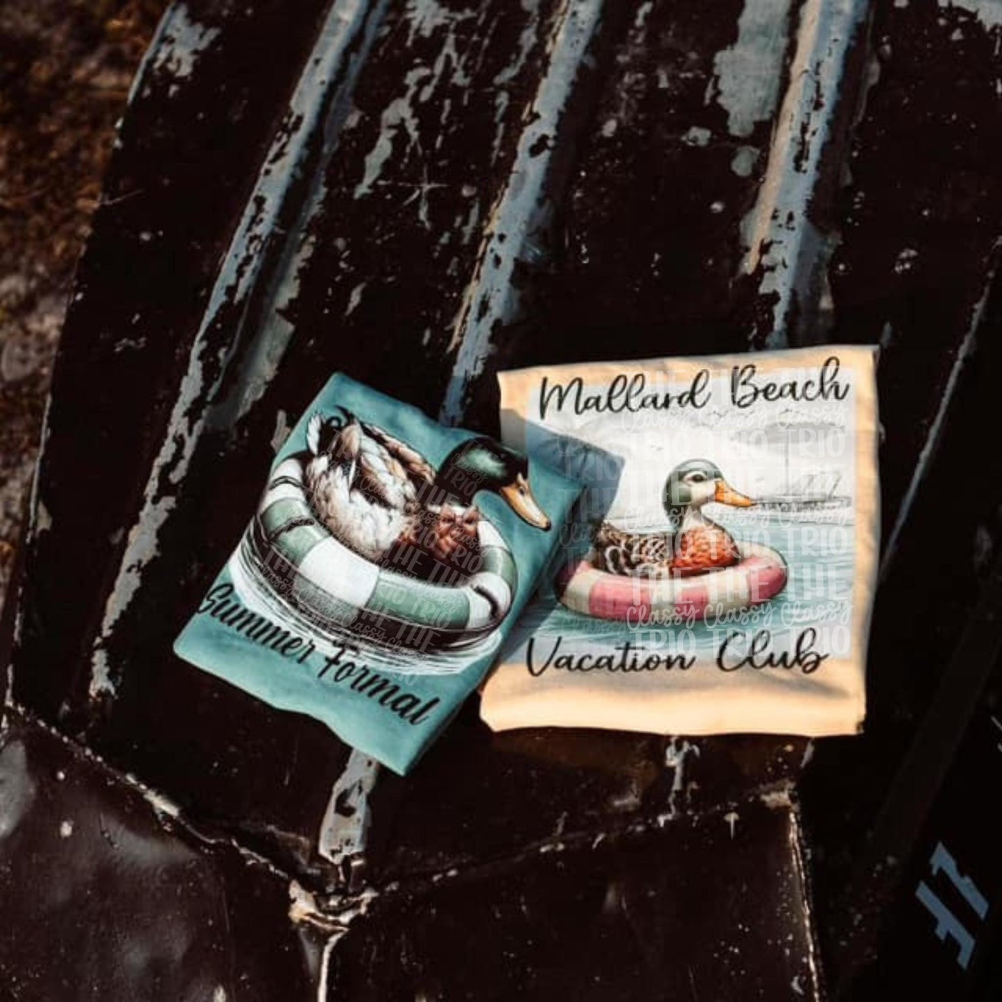 Mallard Beach Vacation Club | Digital Design | PNG | Sublimation | Mallard Duck Pool | Vintage | Kid Adult Shirt Design | Original Creator