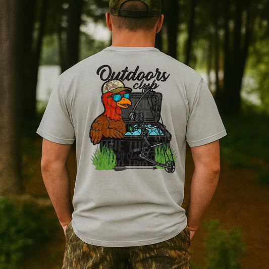 Outdoors Club Turkey | Digital Design | PNG | Sublimation | Agriculture | Hunting | Country Shirt Design | Men Design and Women | Original