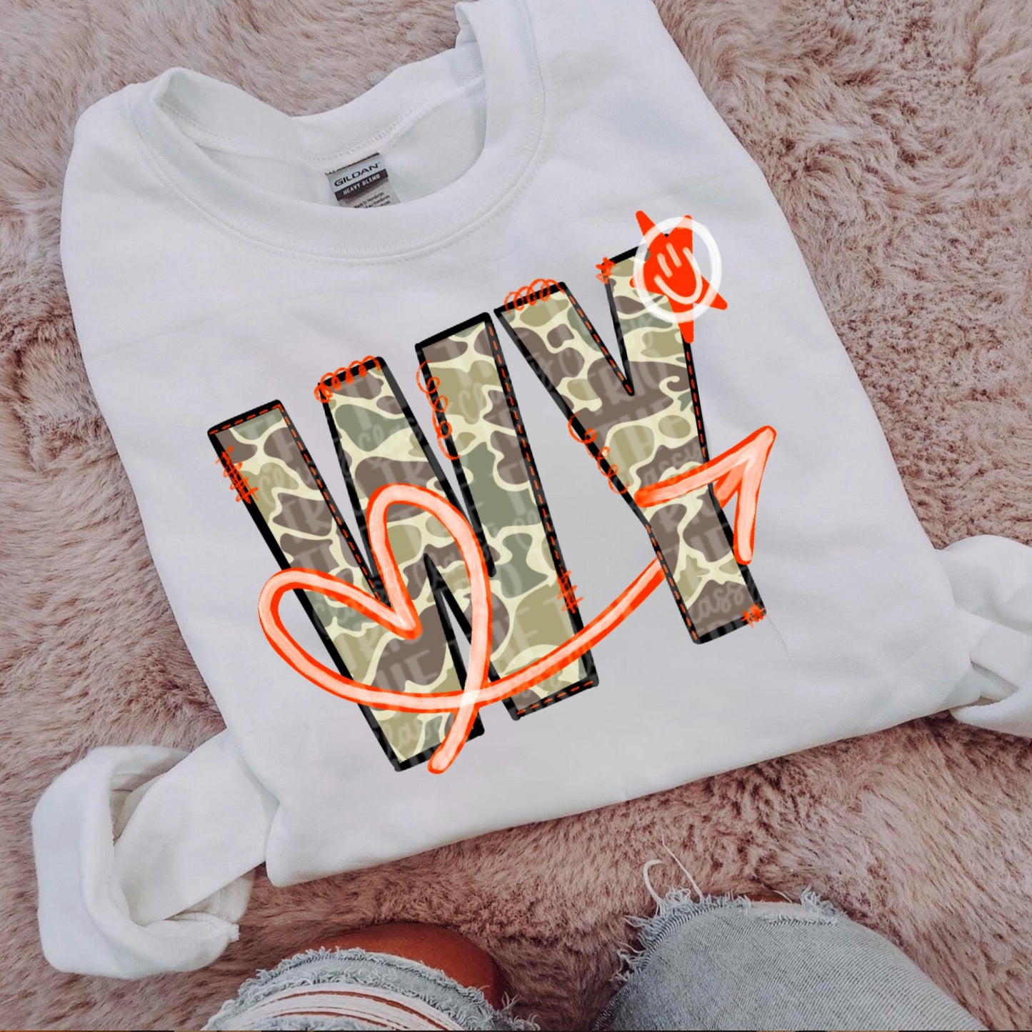 Old Camo State WY Doodle | Digital Design | PNG | Sublimation | Camouflage Wyoming Shirt Design | Camo State | Original Designer