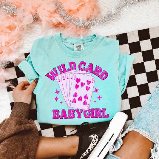 Wild Card Babygirl | Digital Design | PNG | Sublimation | Babygirl | Shirt Design | Valentines