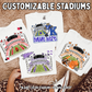 Customizable Blank Football Stadium Bundle PNG | Gameday Clipart | Sports Stadium Illustration | Digital Download | Shirt Design PNG | Boutique Graphic