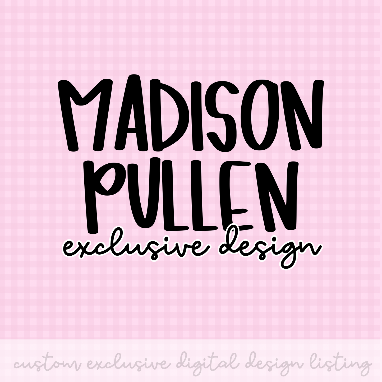 Exclusive Cheer Design PNG Design Madison P