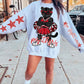 Panthers Cheer Red White Mascot PNG | Team Spirit Sublimation Design, Cheerleading, School Spirit Wear (Digital File)