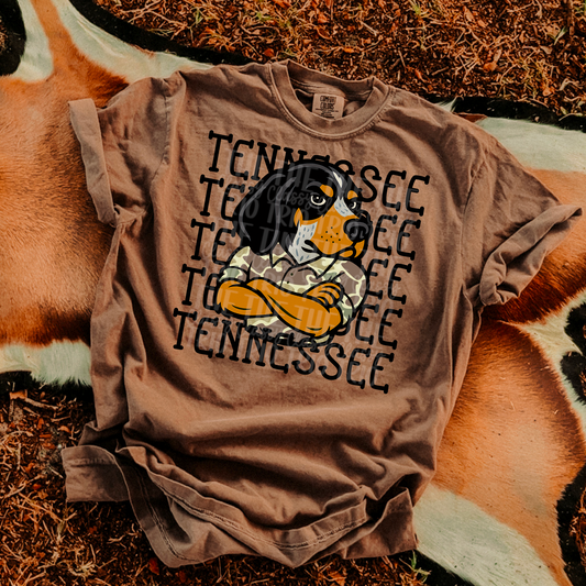 Old Camo Stacked | Digital Design | PNG | Sublimation | Camouflage | TN | Mascot Shirt Design | Camo Mascot | Original Designer