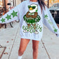 Eagles Mascot PNG | Team Spirit Sublimation Design, Green Cheerleading, School Spirit Wear (Digital File)