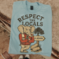 Respect the Locals | Digital Design | PNG | Sublimation | Alabama | Retro | Shirt Design | Trend | Vintage Chalk Distressed