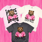 Pink Bears Simple and Stack PNG | Preppy Design School Shirt PNG | Teacher | School Spirit Digital | Trendy