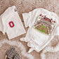 Scarlet & Gray White Football Stadium PNG | Gameday Clipart | Sports Stadium Illustration | Digital Download | Shirt Design PNG | Boutique Graphic