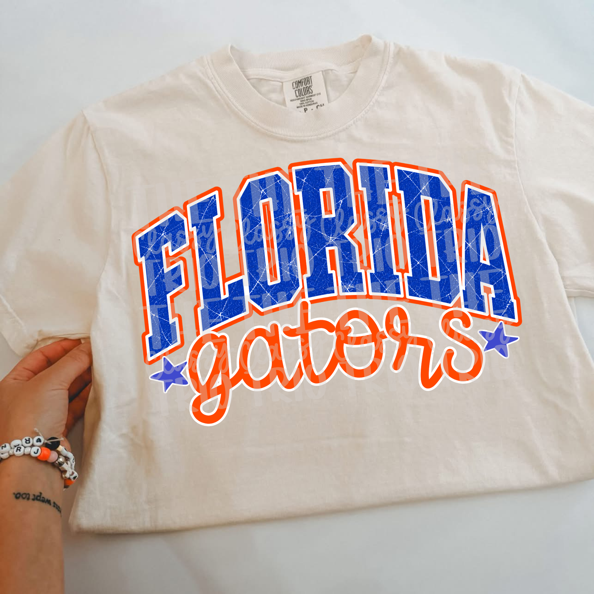 Florida Distress Varsity Look, School Spirit Wear, PNG Digital Design,, Football (Digital Only)