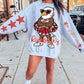 Ricebirds Cheer Mascot PNG | Team Spirit Sublimation Design, Red Cheerleading, School Spirit Wear (Digital File)