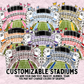 Customizable Blank Football Stadium Bundle PNG | Gameday Clipart | Sports Stadium Illustration | Digital Download | Shirt Design PNG | Boutique Graphic