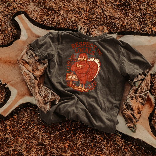 Respect the Locals | Digital Design | PNG | Sublimation | VT | Retro | Shirt Design | Trend | Vintage Chalk Distressed