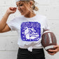 Blue Bulldogs Grudge | Digital Design | PNG | Original Designer Retro Shirt Design Trend | Vintage Chalk Distressed | School Mascot