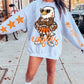 Eagles Orange White Mascot PNG | Team Spirit Sublimation Design, Cheerleading, School Spirit Wear (Digital File)