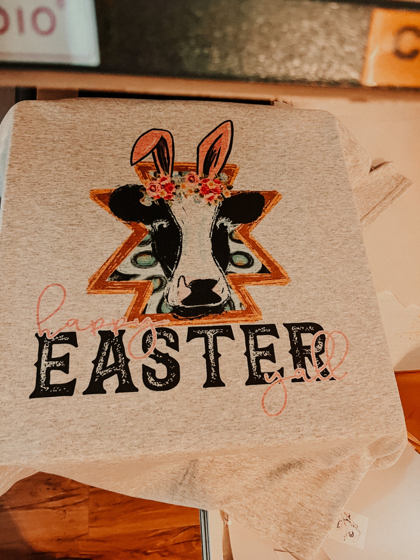 Happy Easter Y’all - Cow