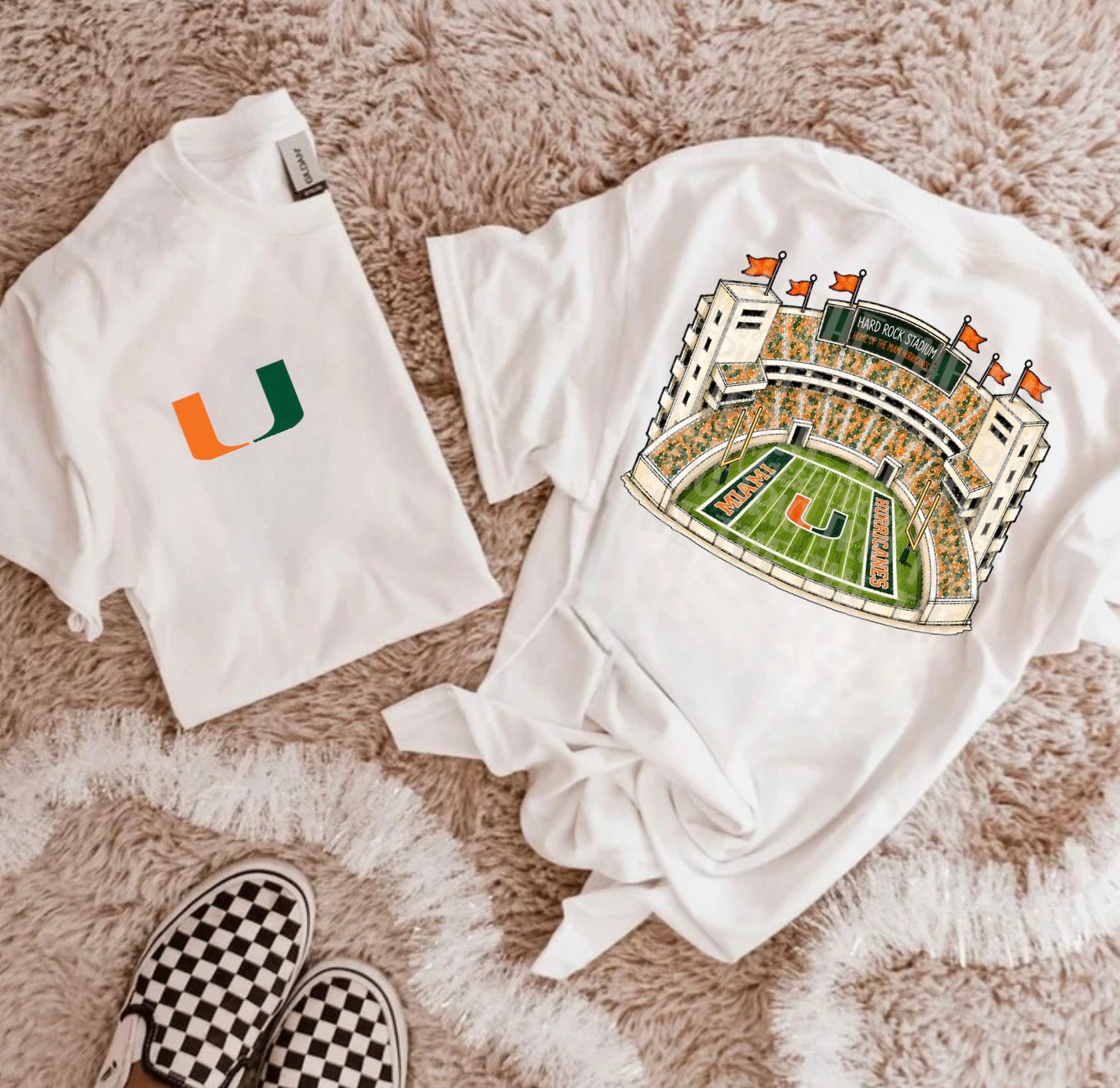 Orange & Green Football Stadium PNG | Gameday Clipart | Sports Stadium Illustration | Digital Download | Shirt Design PNG | Boutique Graphic