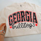 Georgia Distress Varsity Look, School Spirit Wear, PNG Digital Design,, Football (Digital Only)