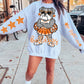 Bulldogs Mascot PNG | Team Spirit Sublimation Design, Orange White Cheerleading, School Spirit Wear (Digital File)