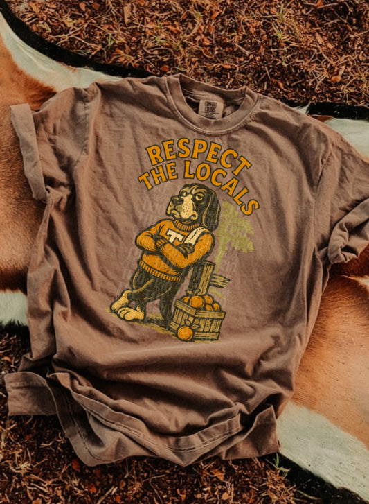 Respect the Locals | Digital Design | PNG | Sublimation | Tennessee | Retro | Shirt Design | Trend | Vintage Chalk Distressed