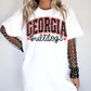Georgia Distress Varsity Look, School Spirit Wear, PNG Digital Design,, Football (Digital Only)