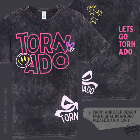 Tornado Doodle | Digital Design | PNG | Sublimation | Shirt Design | Trending | Original Designer