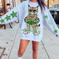 Wildcats Green Cheer Mascot PNG | Team Spirit Sublimation Design, Cheerleading, School Spirit Wear (Digital File)