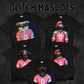 Glitch Mascot Faux 2d/3d Bundle PNG | Y2K Retro Design School Shirt PNG | Teacher | School Spirit Digital | Trendy