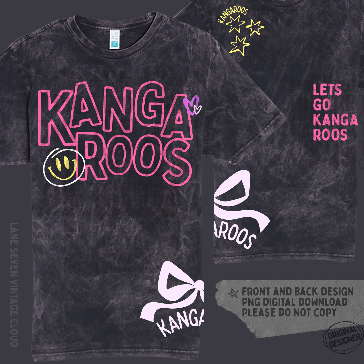 Kangaroos Doodle | Digital Design | PNG | Sublimation | Shirt Design | Trending | Original Designer