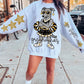 Cheer Mascots Bundle Spirit Wear PNG, Trendy Sleeve Shirt Designs, Faux Glitter, (Digital Design)