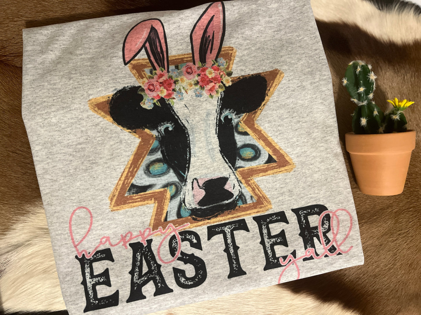 Happy Easter Y’all - Cow