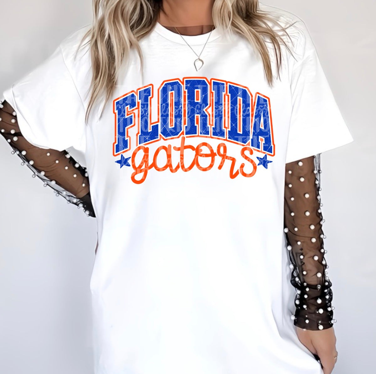 Florida Distress Varsity Look, School Spirit Wear, PNG Digital Design,, Football (Digital Only)