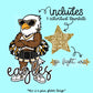 Cheer Mascots Bundle Spirit Wear PNG, Trendy Sleeve Shirt Designs, Faux Glitter, (Digital Design)