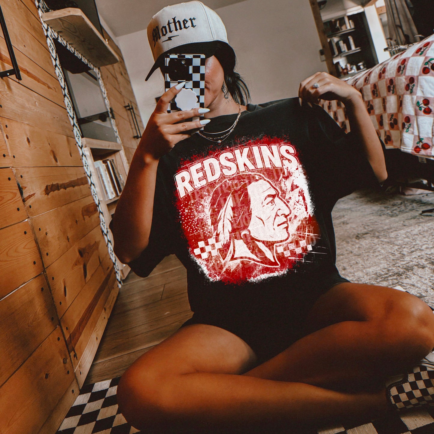 Red Sk** Grudge | Digital Design | PNG | Original Designer  | Retro | Shirt Design | Trend | Vintage Chalk Distressed | School Mascot