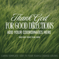 Good Directions Mascot Canva Template | Editable Shirt Design | Custom Template | Sublimation & DTF Design