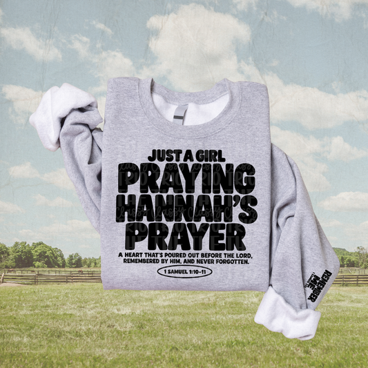 Hannah's Prayer PNG, Pregnancy Loss PNG, Miscarriage Awareness Shirt Design, Christian PNG, Front Back Bundle (Digital Design Only)