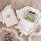 Old Gold & White Black Football Stadium PNG | Gameday Clipart | Sports Stadium Illustration | Digital Download | Shirt Design PNG | Boutique Graphic
