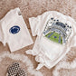Blue & White Football Stadium PNG | Gameday Clipart | Sports Stadium Illustration | Digital Download | Shirt Design PNG | Boutique Graphic