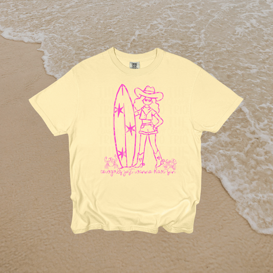 Cowgirls Wanna Have Sun PNG | Funny Doodle Summertime Design (Digital Download)